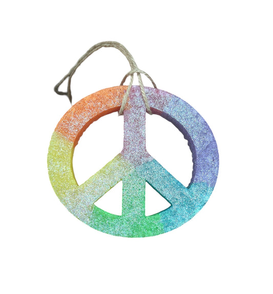 Peace Sign Car Air Freshener