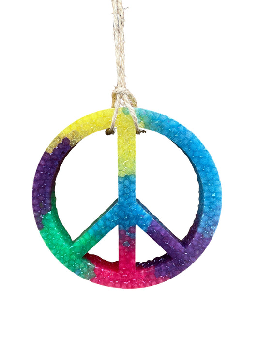 Large Peace Sign Air Freshener