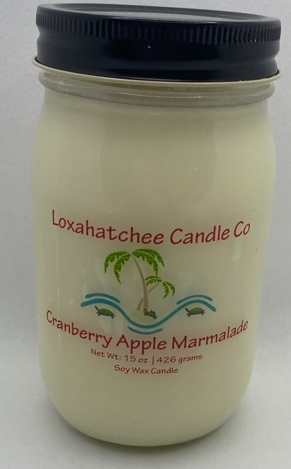 Cranberry Apple Marmalade Soy Wax Candle