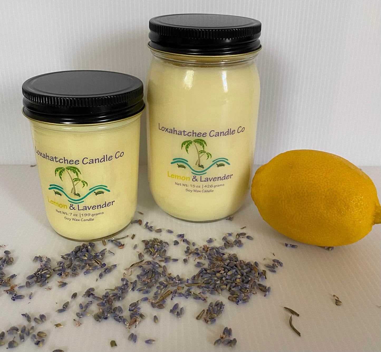 Lemon Lavender Soy Wax Candle