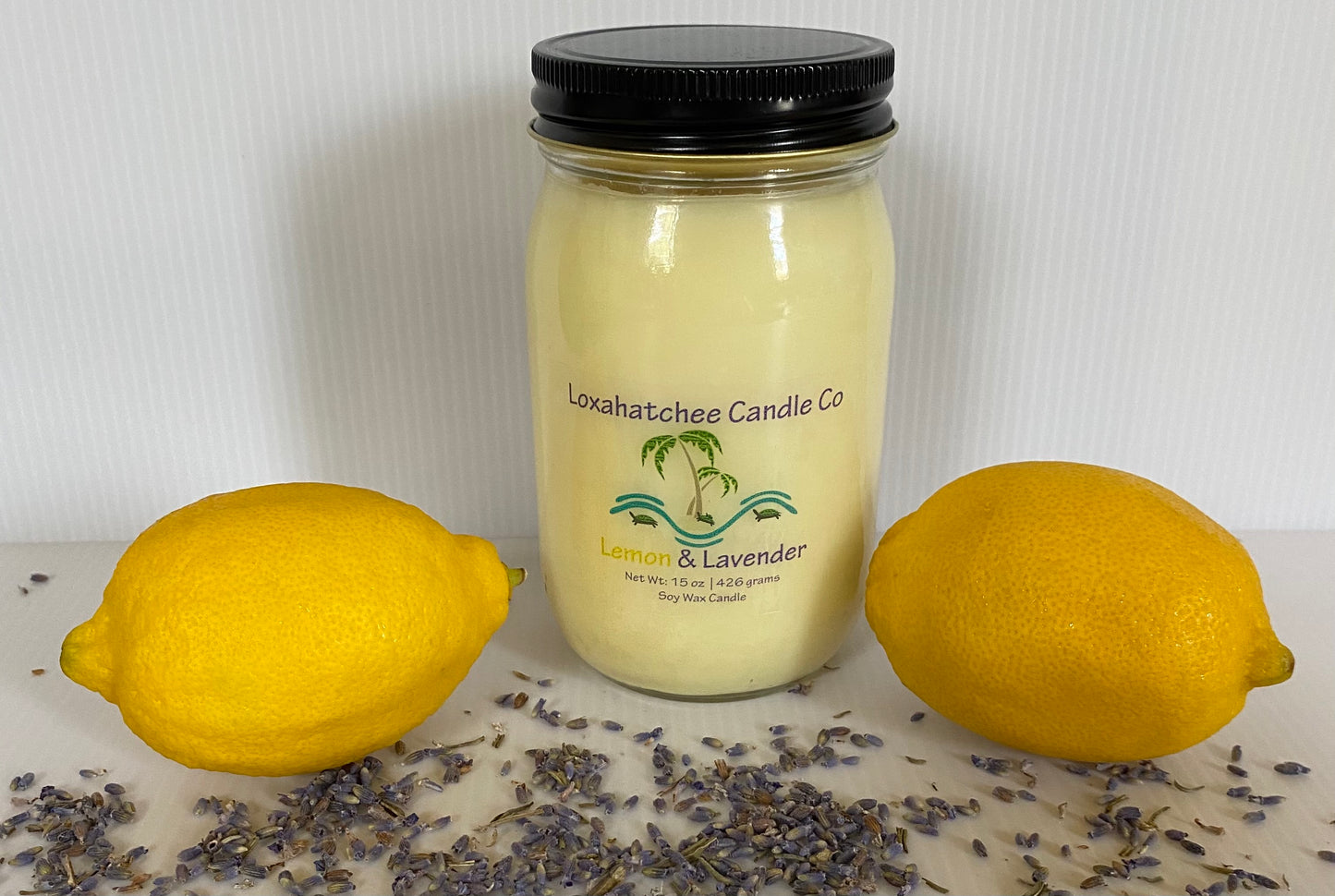 Lemon Lavender Soy Wax Candle