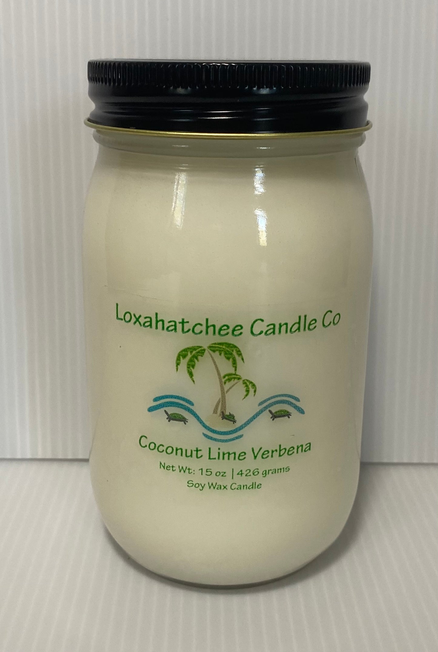 Coconut Lime Verbena Soy Wax Candle