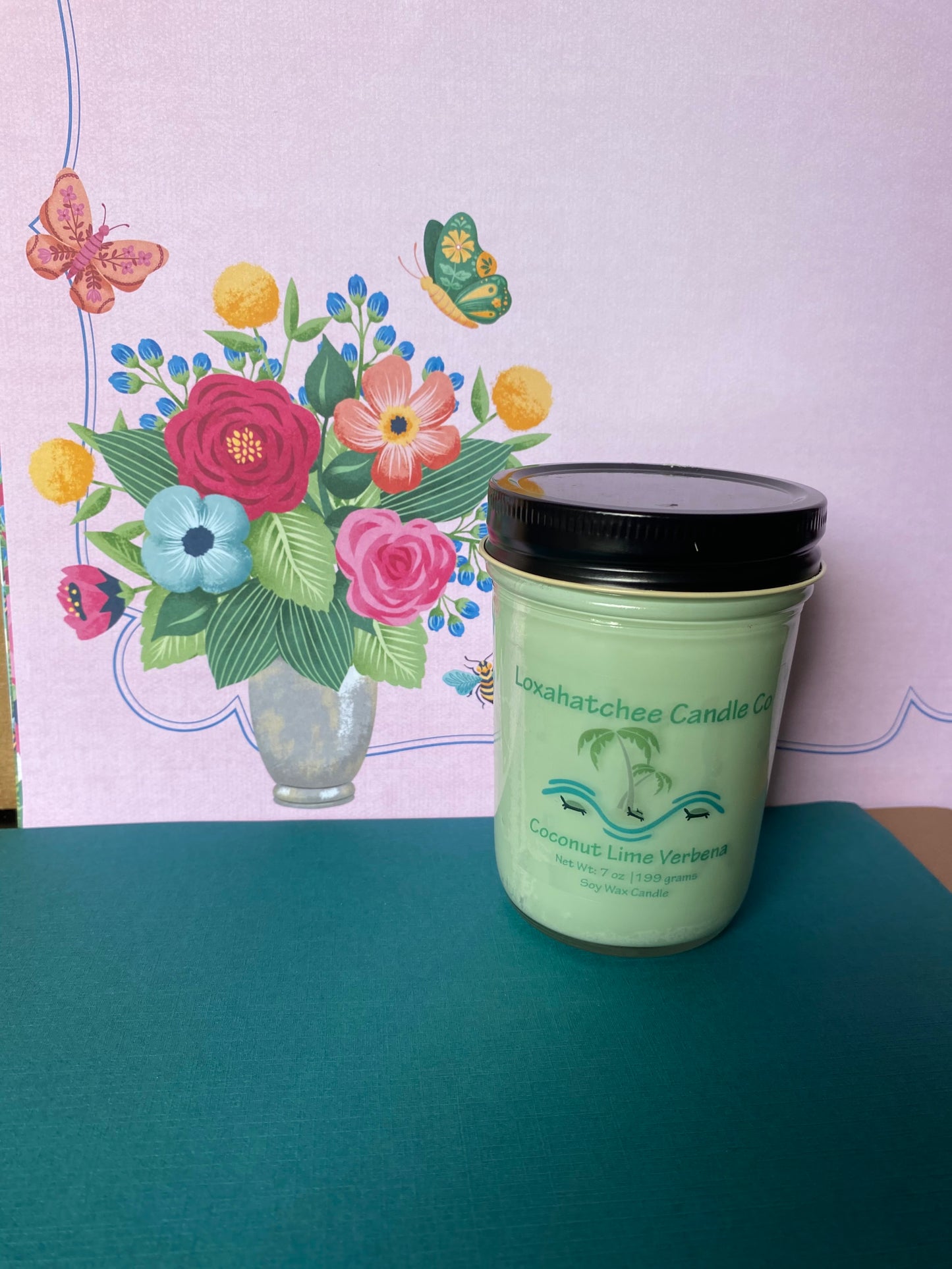 Coconut Lime Verbena Soy Wax Candle