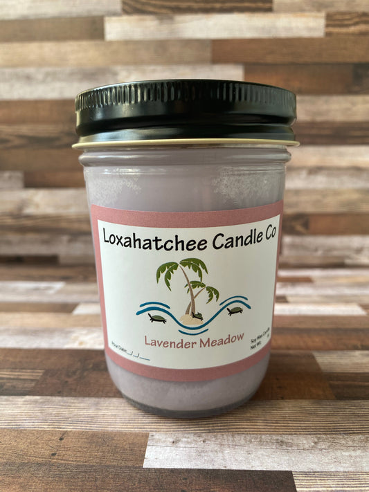 Lavender Soy Wax Candle, 8 oz Jar