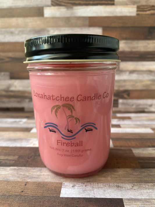 Fireball Soy Wax Candle