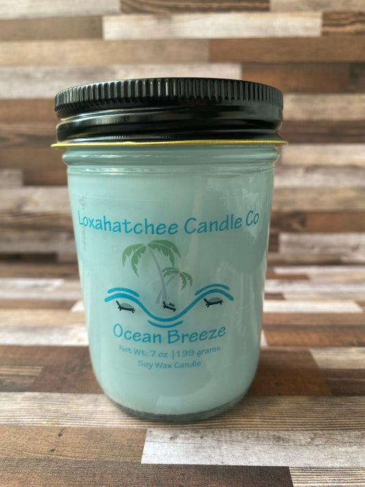 Ocean Breeze Soy Wax Candle